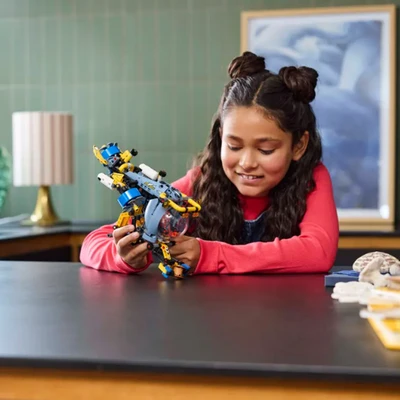 Gambar LEGO Technic Deep Sea Research Submarine Set 413 Pcs 42201 - Biru