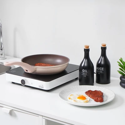 Gambar Cooking Color Cara Wajan Penggorengan Aluminium 24 cm - Pink