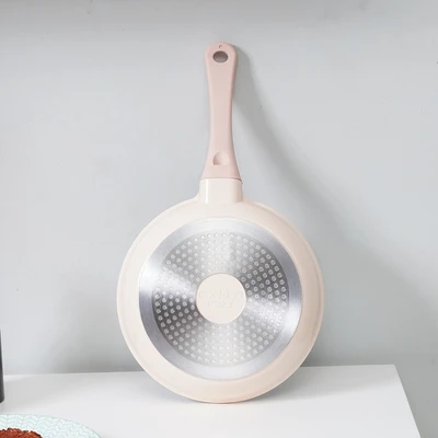 Gambar Cooking Color Cara Wajan Penggorengan Aluminium 24 cm - Pink