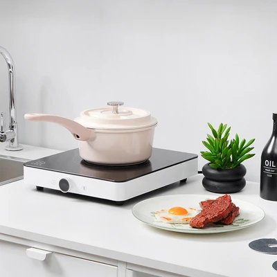 Gambar Cooking Color Cara Panci Saucepan Non-Stick Coating 18 cm - Pink