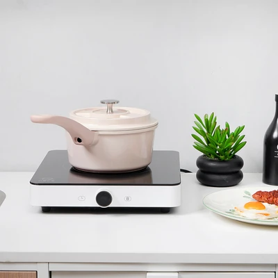 Gambar Cooking Color Cara Panci Saucepan Non-Stick Coating 18 cm - Pink