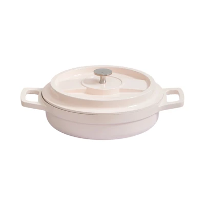 Gambar Cooking Color Cara Panci Casserole Low Non-Stick Coating 24 cm - Pink