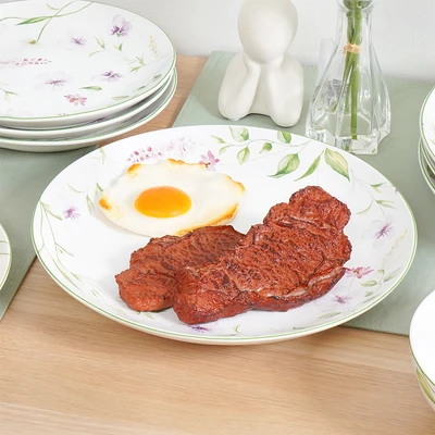Gambar Appetite Perlengkapan Makan Lilac Fleurs Set 16 pcs - Putih