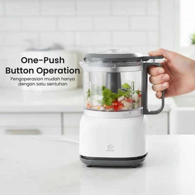 Gambar Kels Devton Food Chopper 500 ml - Putih
