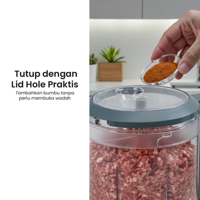 Gambar Kels Devton Food Chopper 500 ml - Putih
