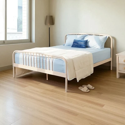 Gambar Informa 180x200 cm Rio Tempat Tidur Metal - Krem