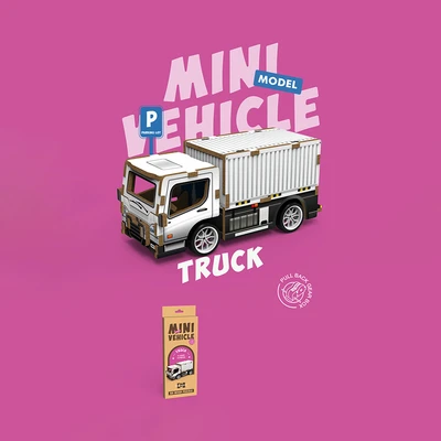 Gambar Kiddy Star Set 3d Wooden Truck - Putih