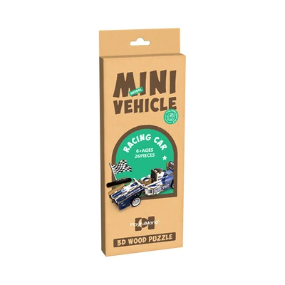 Gambar Kiddy Star Set 3d Wooden F1 Racing - Biru
