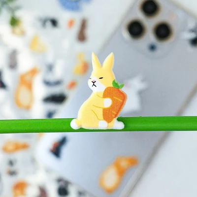 Gambar Kiddy Fun Funny Stiker Kawaii Bunny - Mix