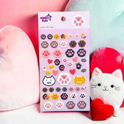 Gambar Kiddy Fun Funny Stiker Jelly Cat Paw - Mix