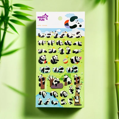 Gambar Kiddy Fun Funny Stiker Home Panda - Mix