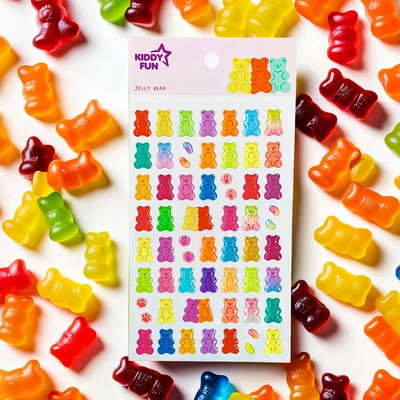 Gambar Kiddy Fun Funny Stiker Jelly Bear - Mix