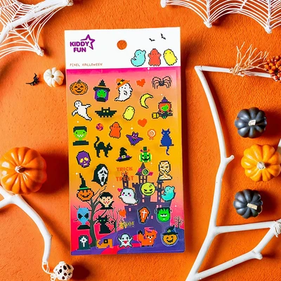 Gambar Kiddy Fun Funny Stiker Pixel Halloween - Mix