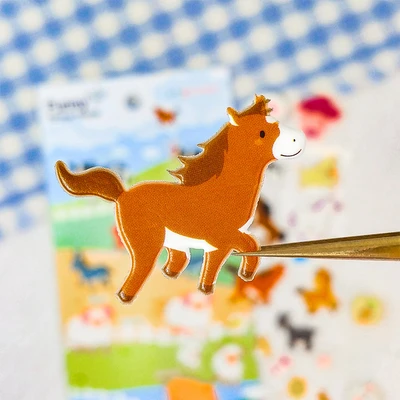 Gambar Kiddy Fun Funny Stiker Play Farm Animal - Mix