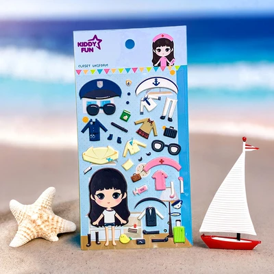 Gambar Kiddy Fun Funny Stiker Closet Uniform - Mix