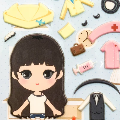 Gambar Kiddy Fun Funny Stiker Closet Uniform - Mix