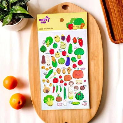 Gambar Kiddy Fun Funny Stiker Food Collection - Mix