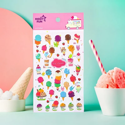 Gambar Kiddy Fun Funny Stiker Ice Cream - Mix