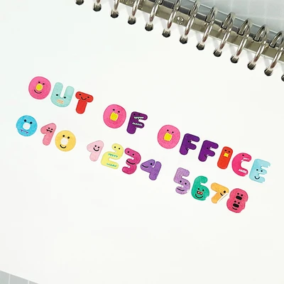 Gambar Kiddy Fun Funny Stiker Jelly Number - Mix