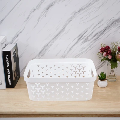 Gambar Stora Keranjang Penyimpanan 36.5x26.5x13.3 cm - Putih
