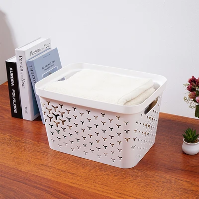 Gambar Stora Keranjang Penyimpanan 36.5x26.5x22.5 cm - Putih