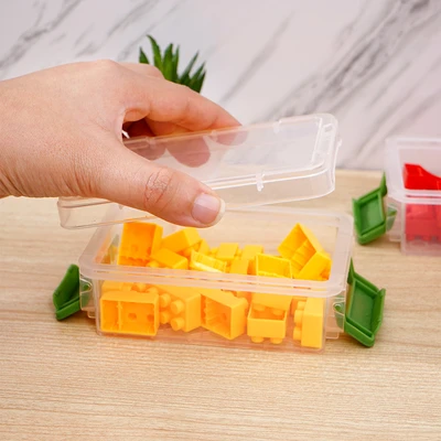 Gambar Stora Kotak Penyimpanan Stackable Mini 12.2x8.2x7.5 cm Set 2 pcs