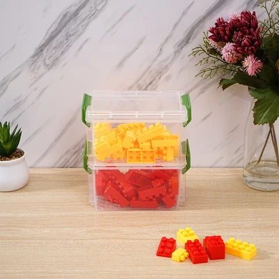 Gambar Stora Kotak Penyimpanan Stackable Mini 12.2x8.2x12.6 cm Set 2 pcs