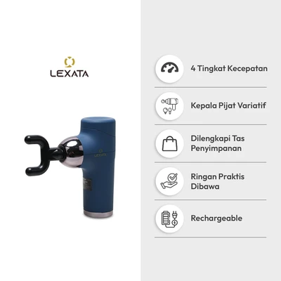 Gambar Lexata Alat Pijat Mini Precision - Biru