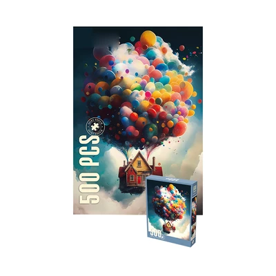 Gambar Kiddy Fun Velvet Puzzle House Balon Set 500 Pcs - Mix