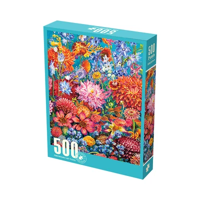 Gambar Kiddy Fun Velvet Puzzle Flower Set 500 Pcs - Mix