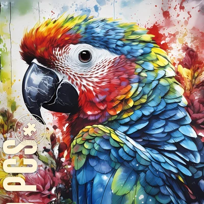 Gambar Kiddy Fun Velvet Puzzle Bird Set 1000 Pcs - Mix