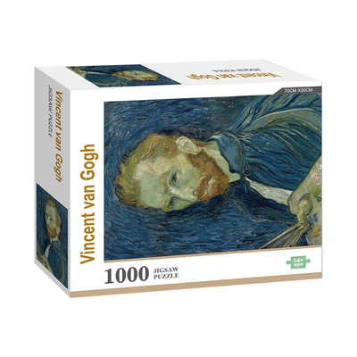 Gambar Kiddy Fun Vincent Van Gogh Puzzle Set 1000 Pcs - Mix