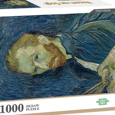 Gambar Kiddy Fun Vincent Van Gogh Puzzle Set 1000 Pcs - Mix