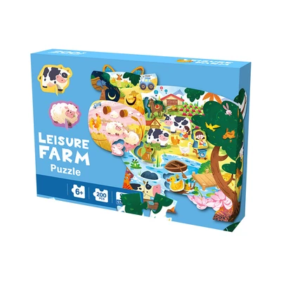 Gambar Kiddy Fun Leisure Farm Puzzle 200 Pcs - Mix