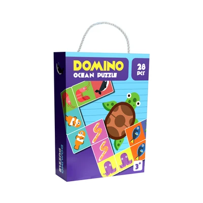 Gambar Kiddy Fun Puzzle Domino Ocean Set 28 Pcs - Mix