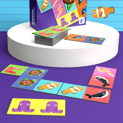 Gambar Kiddy Fun Puzzle Domino Ocean Set 28 Pcs - Mix