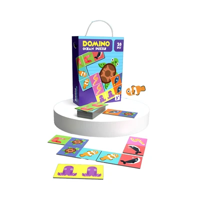 Gambar Kiddy Fun Puzzle Domino Ocean Set 28 Pcs - Mix
