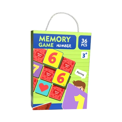 Gambar Kiddy Fun Puzzle Memory Game Number Set 36 Pcs - Mix