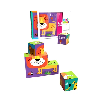 Gambar Kiddy Fun Puzzle Animal 6 In 1 - Mix