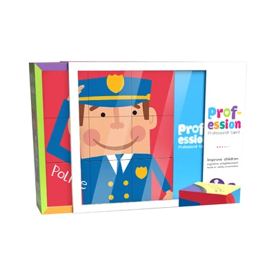 Gambar Kiddy Fun Puzzle Profession 6 In 1 - Mix