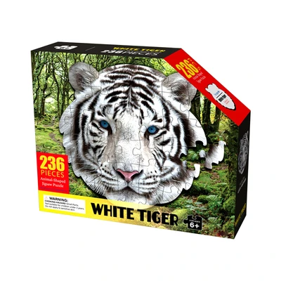 Gambar Kiddy Fun Puzzle White Tiger Set 236 Pcs - Mix