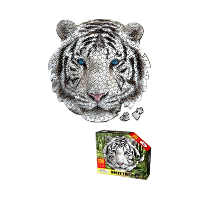 Gambar Kiddy Fun Puzzle White Tiger Set 236 Pcs - Mix