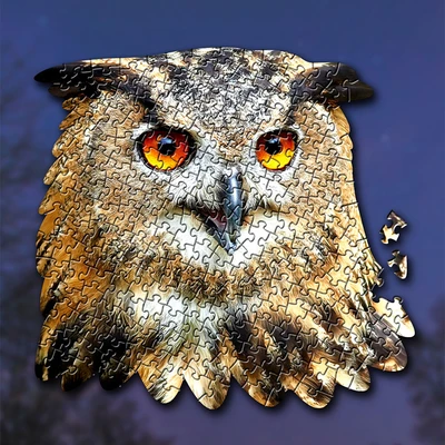 Gambar Kiddy Fun Puzzle Owl Set 231 Pcs - Cokelat