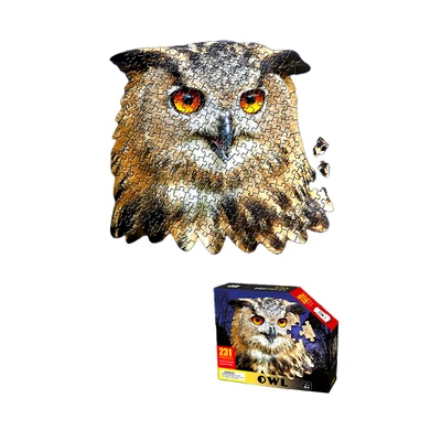 Gambar Kiddy Fun Puzzle Owl Set 231 Pcs - Cokelat
