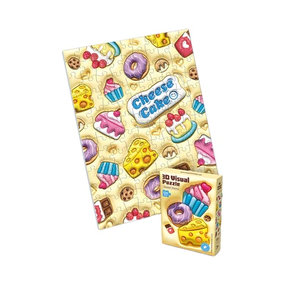 Gambar Kiddy Fun Puzzle 3d Dessert Set 120 Pcs - Krem