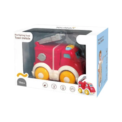 Gambar Little Giggles Friction Fire Fighting Truck Town Vehicle - Merah