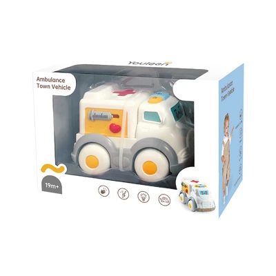 Gambar Little Giggles Friction Ambulance Town Vehicle - Putih