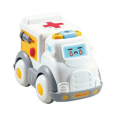 Gambar Little Giggles Friction Ambulance Town Vehicle - Putih
