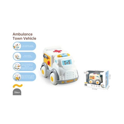 Gambar Little Giggles Friction Ambulance Town Vehicle - Putih