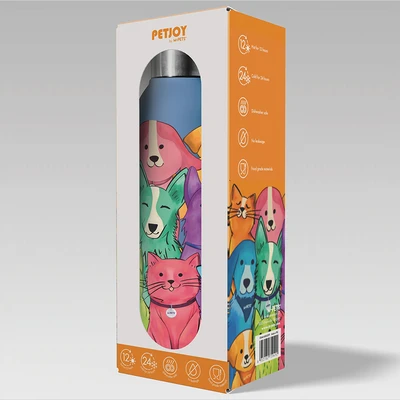 Gambar M-Pets Petjoy Botol Vacuum Flask Stainless Steel Colorful 500 ml - Mix